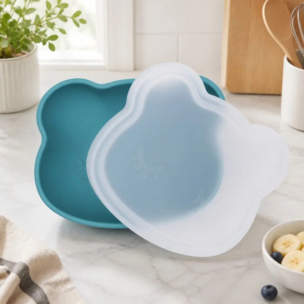 Suction Bowl Silicone 14.8 cm Rust