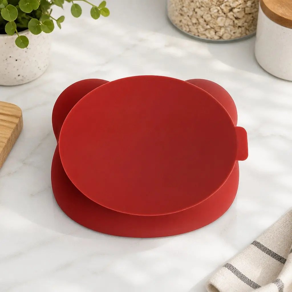 Suction Bowl Silicone 14.8 cm Rust
