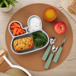 Durable Non-Slip Round Silicone Placemat for Dining