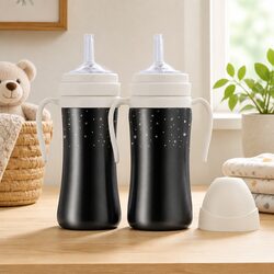 Insulated Stainless Steel Sippy Cup for Kids - 300ml