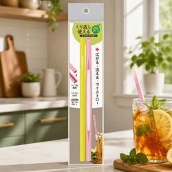 High-Quality Resealable Silicone Zipper Straw for Kids