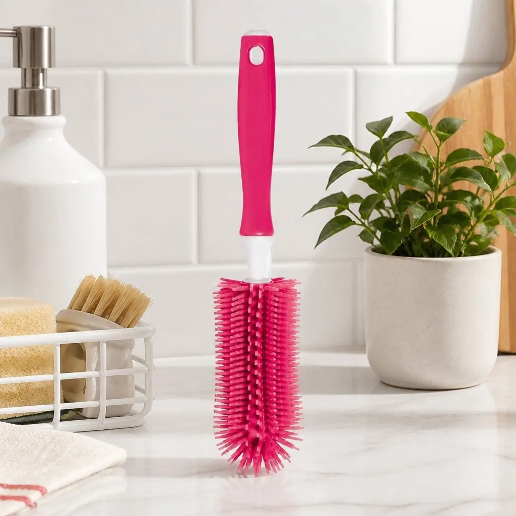 Baby Bottle Brush Silicone Green