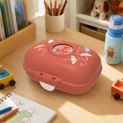 Compact Kids Snack and Lunch Box with Airtight Seal