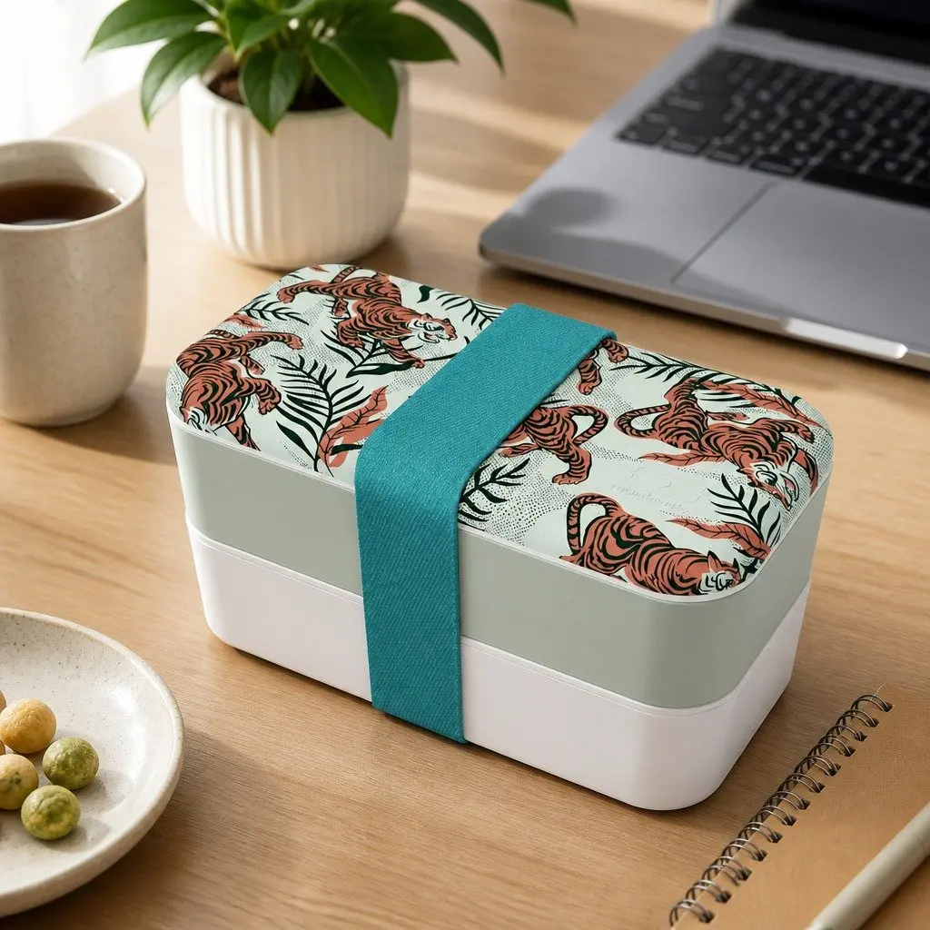 Airtight 1L Lunch Bento Box with Compartments