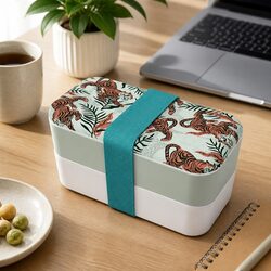 Premium Airtight 1L Lunch Bento Box with Compartments