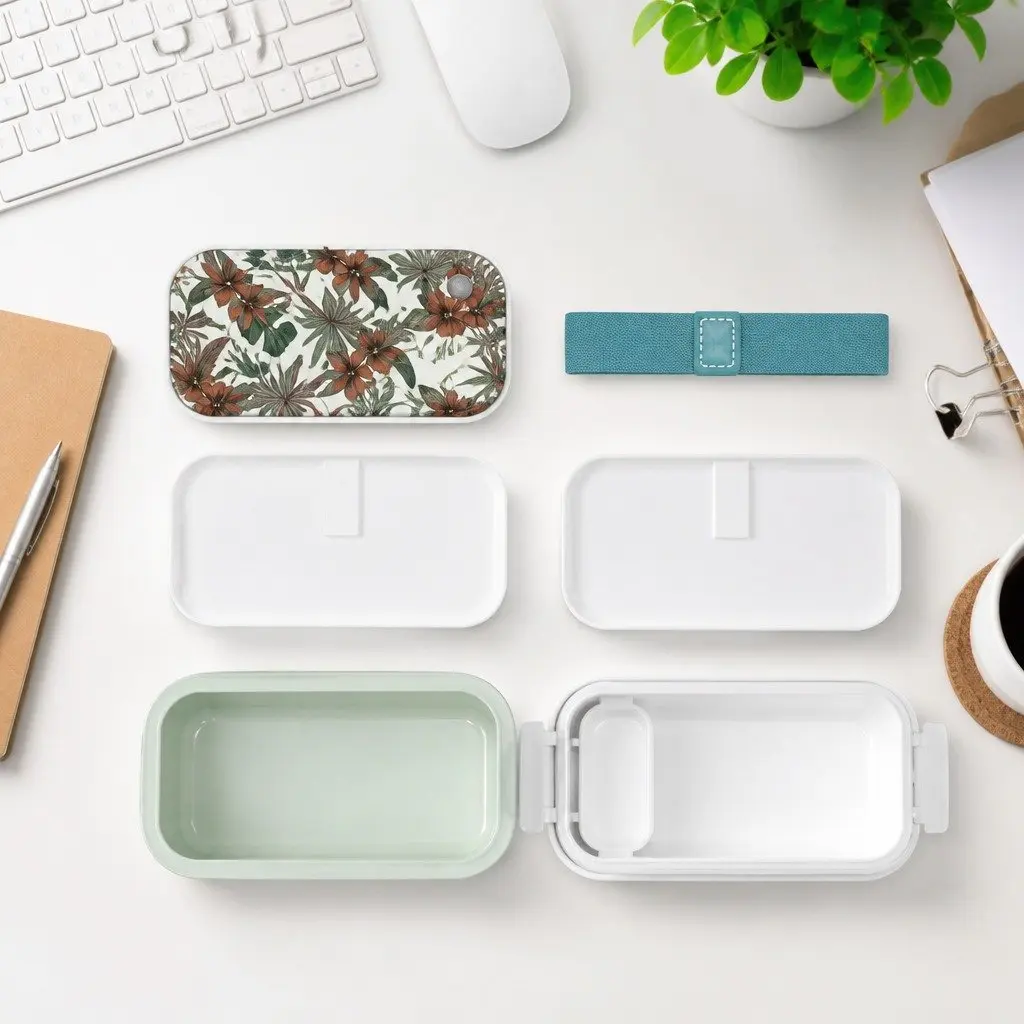 Airtight 1L Lunch Bento Box with Compartments