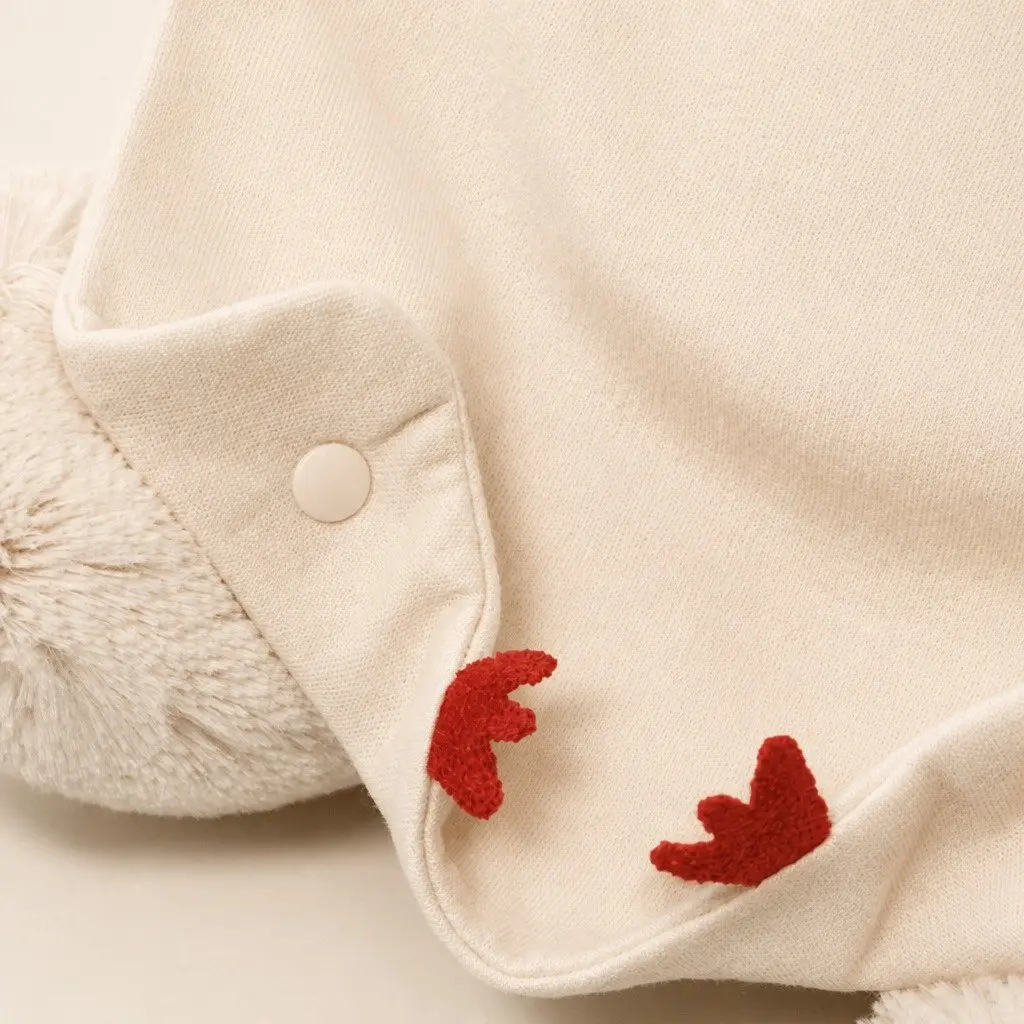 Soft Adjustable Snap Closure Cotton Bib for Infants