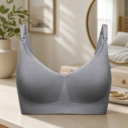 Seamless Nursing Bra with Foam Cups for Ultimate Comfort