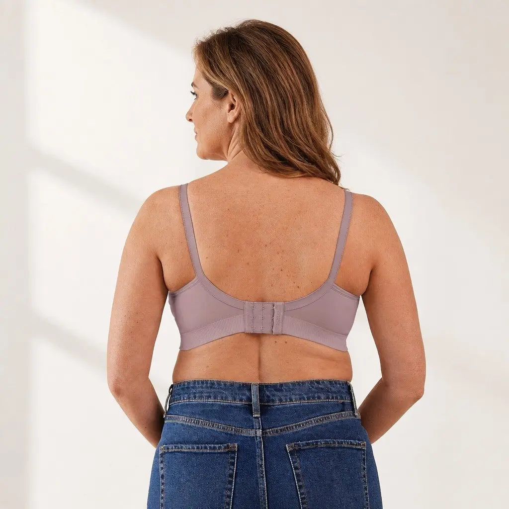 Seamless Sheer Nursing Bra for Maternity