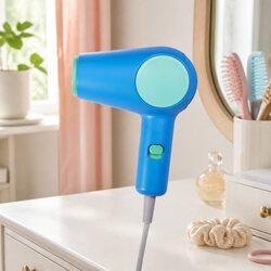 Ultra Quiet Kids Hair Dryer with Safety Features