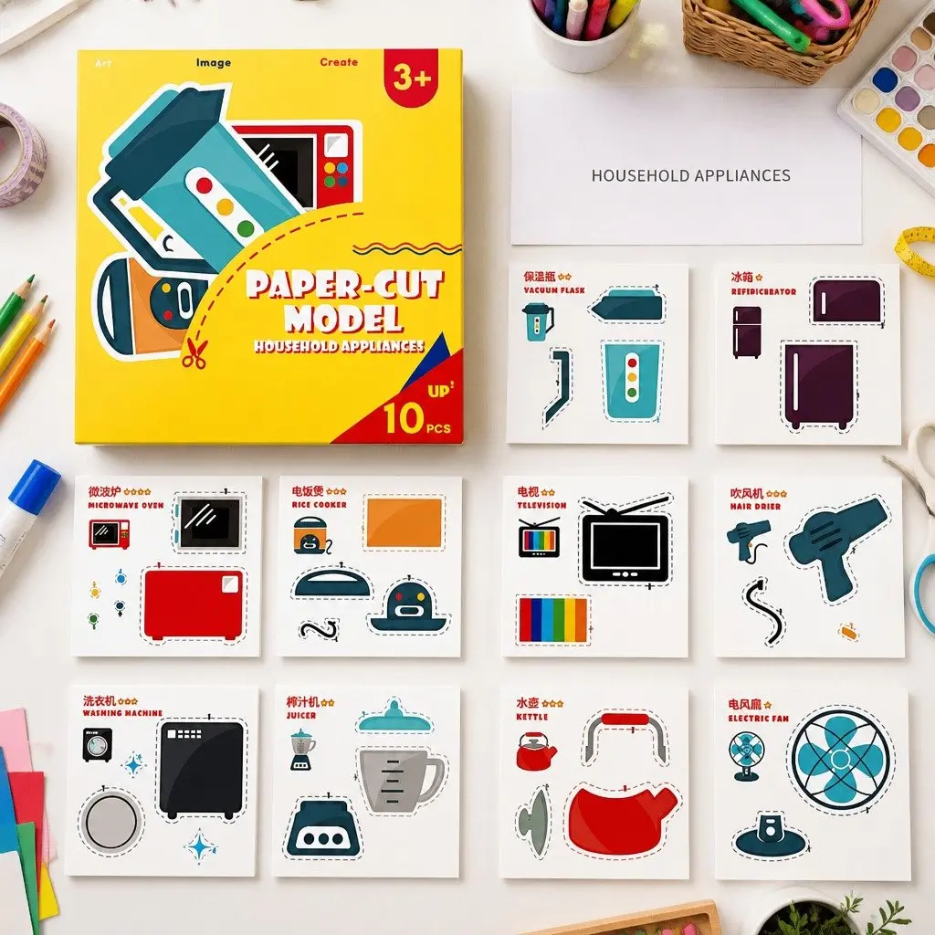 Children's Paper Cutting Craft Kit
