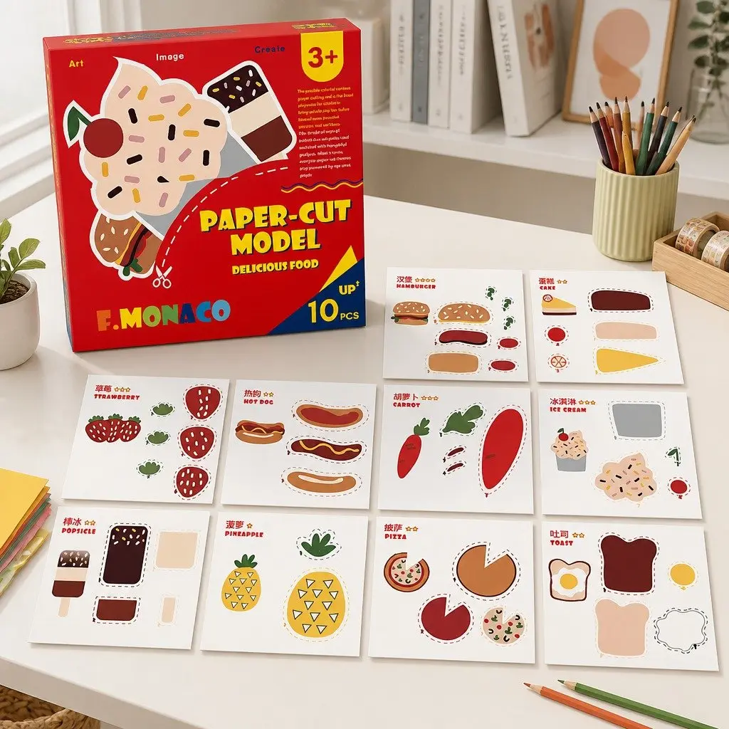 Children's Paper Cutting Craft Kit