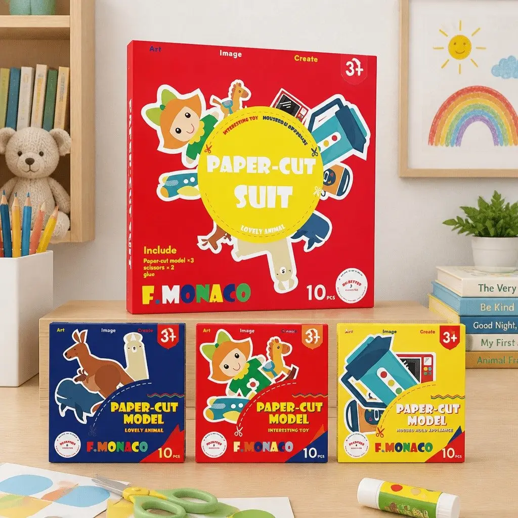 Children's Paper Cutting Craft Kit