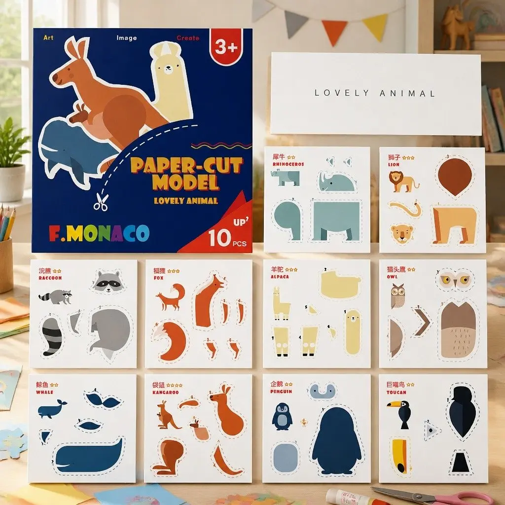 Creative Craft Paper Cutting Kit for Kids