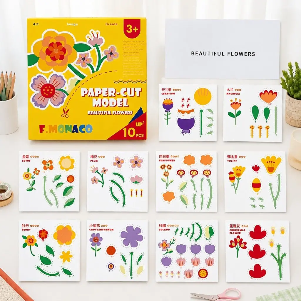 Creative Craft Paper Cutting Kit for Kids