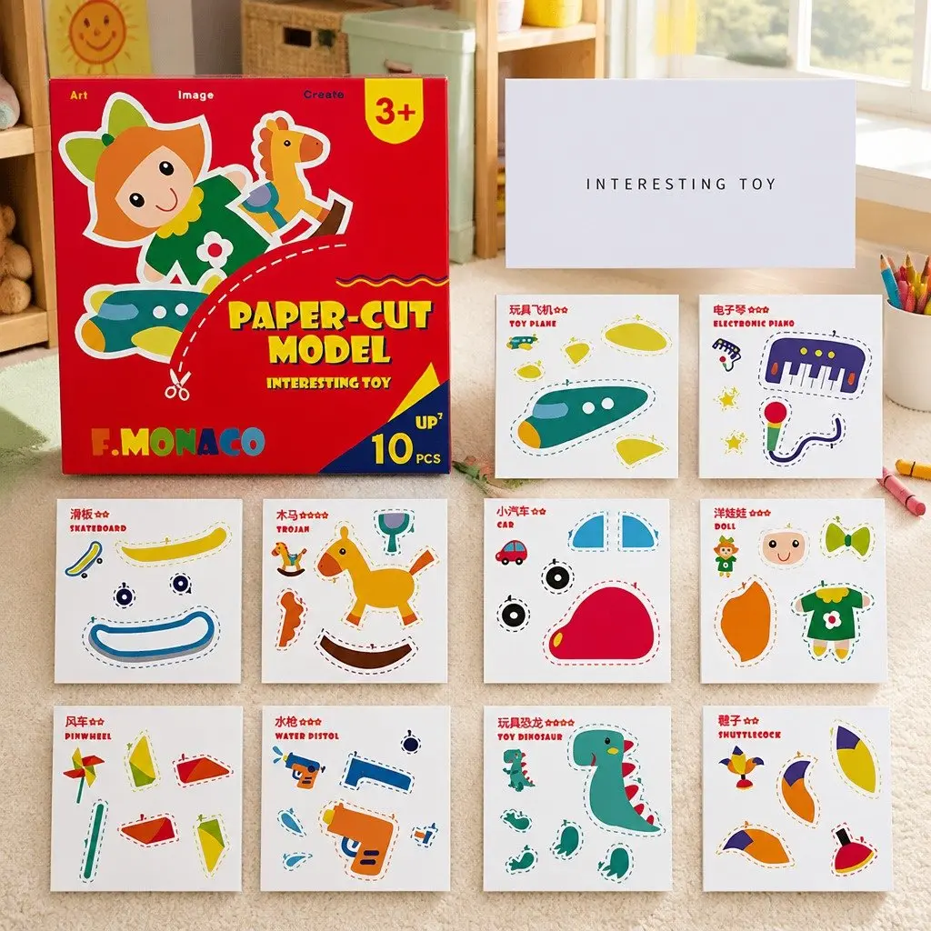 Creative Craft Paper Cutting Kit for Kids