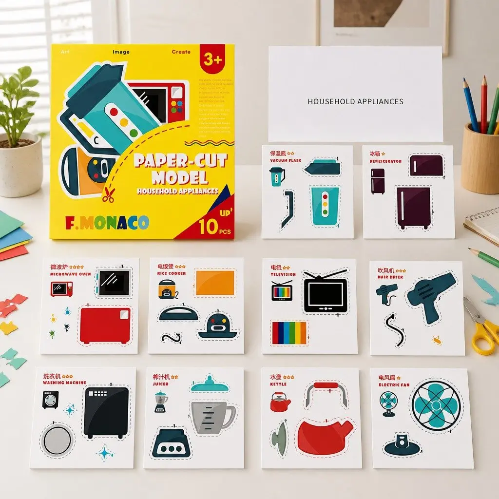 Creative Craft Paper Cutting Kit for Kids