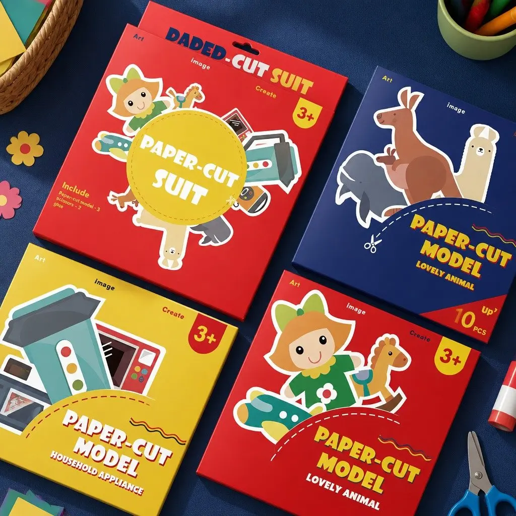 Creative Craft Paper Cutting Kit for Kids