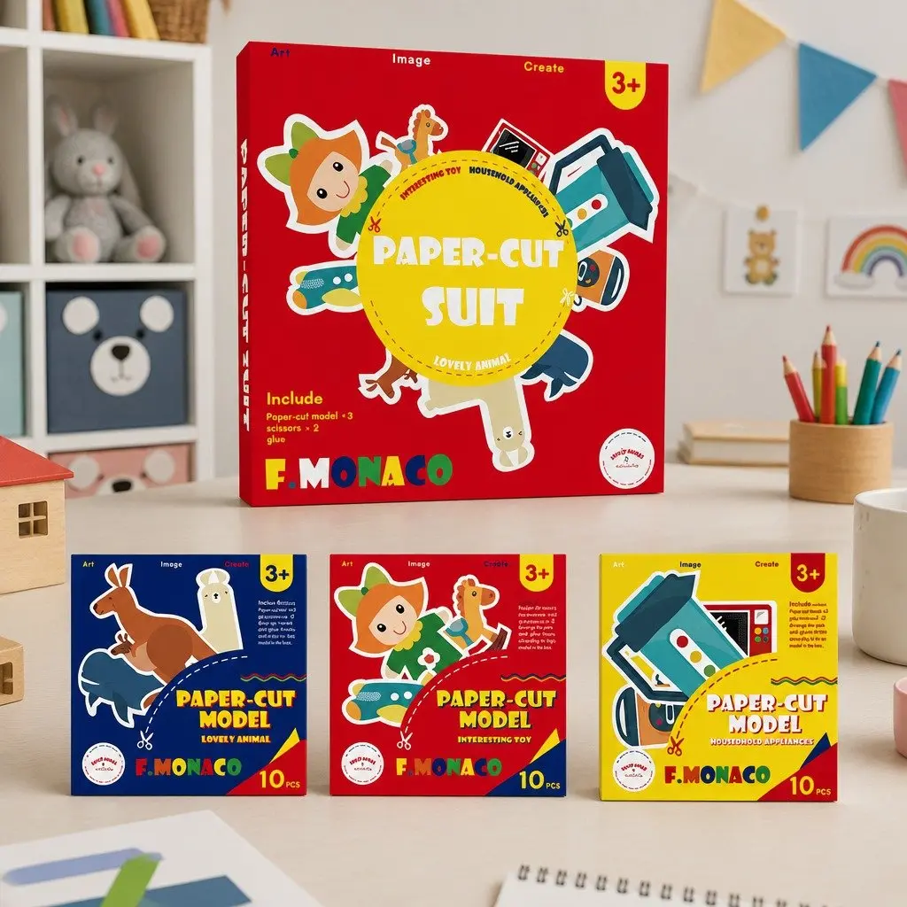 Creative Craft Paper Cutting Kit for Kids