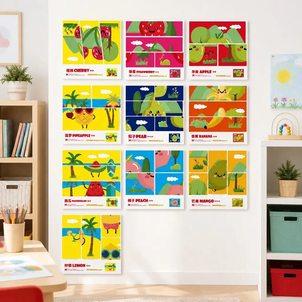 Children's Paper Cutting Kit with Safe Scissors