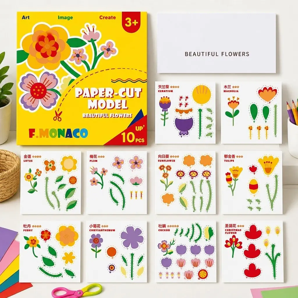 Educational Paper Cut Activity Pack for Kids