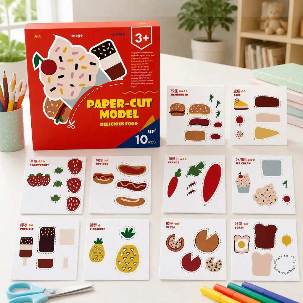 Educational Paper Cut Activity Pack for Kids