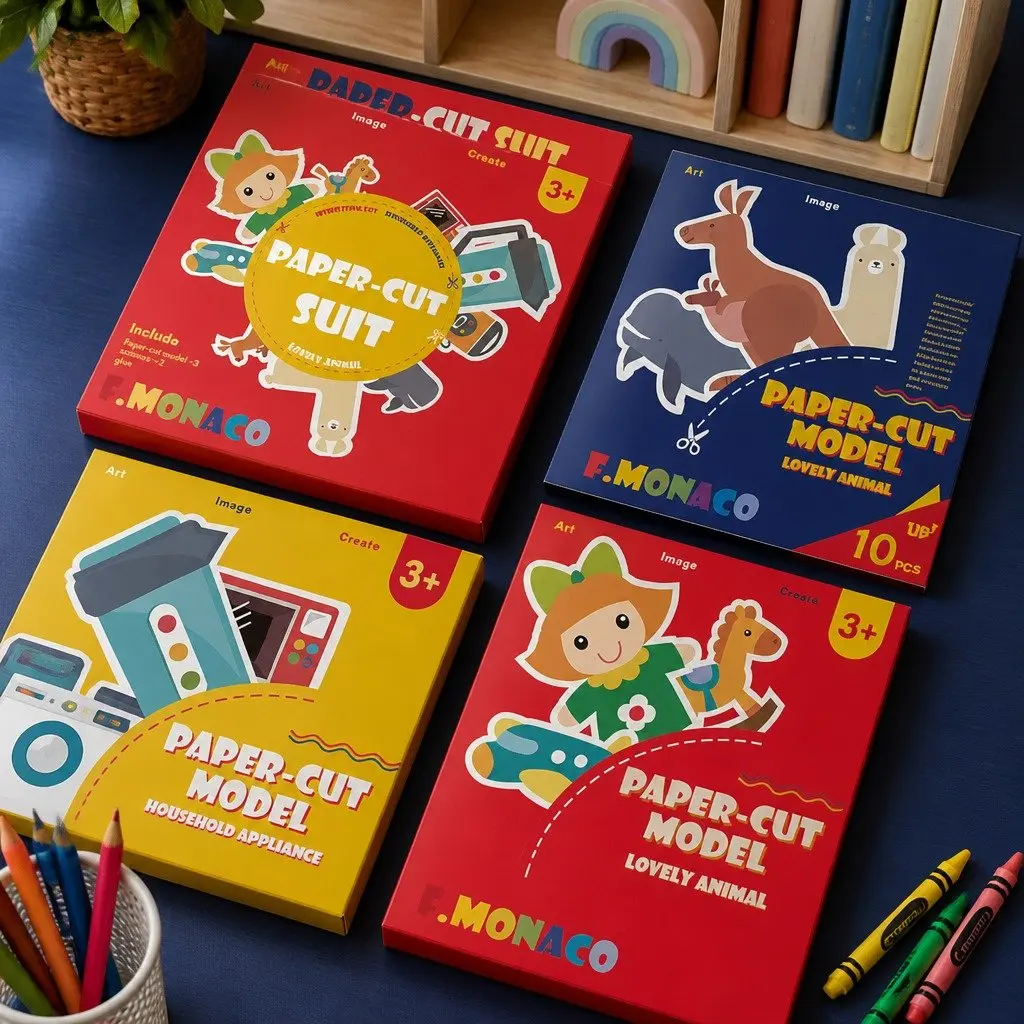 Educational Paper Cut Activity Pack for Kids