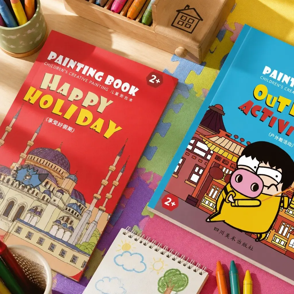 Creative Children's Flower Colouring Book for Artistic Fun