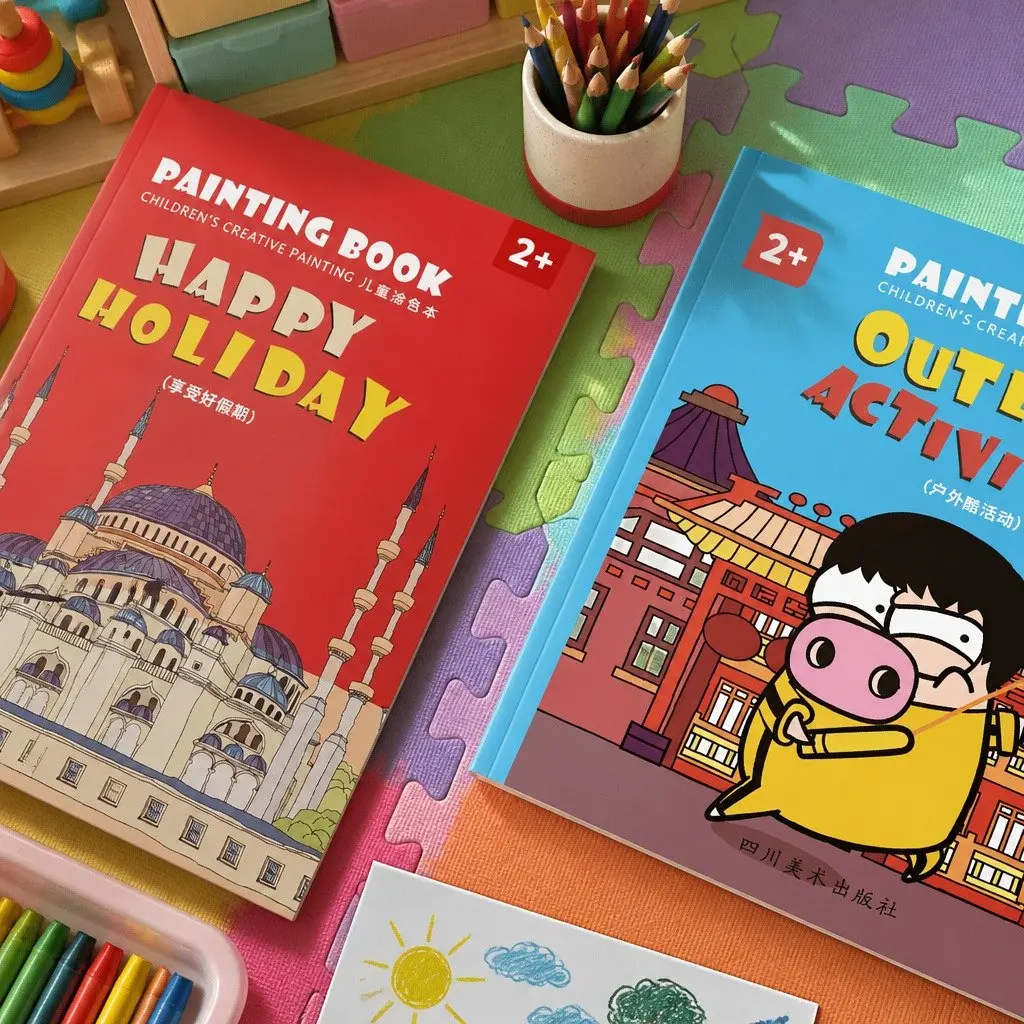 Creative Children's Coloring Book with Durable Pages
