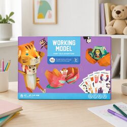 Creative Tale Adventure Paper Model Kit for Crafting