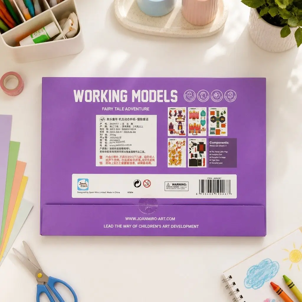 Creative Tale Adventure Paper Model Kit for Crafting