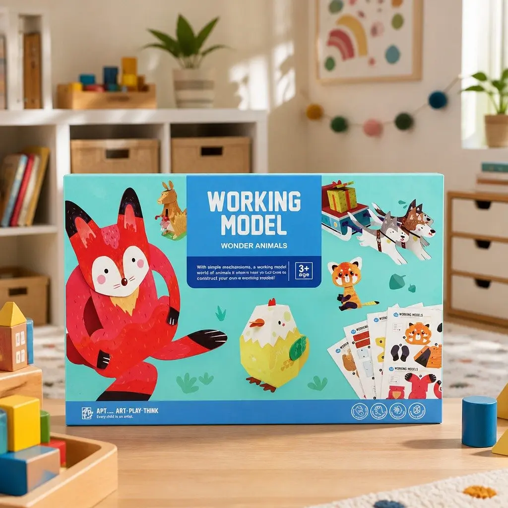 Interactive Paper Craft Kit for Creative Play