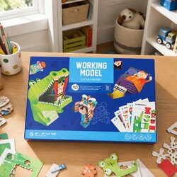 Kids Creative Building Figures Set Poseable Character Model Construction Toy