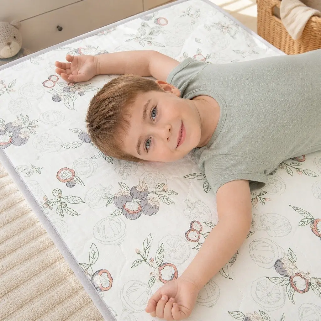 Bamboo Cotton Waterproof Changing Mat 60x90cm