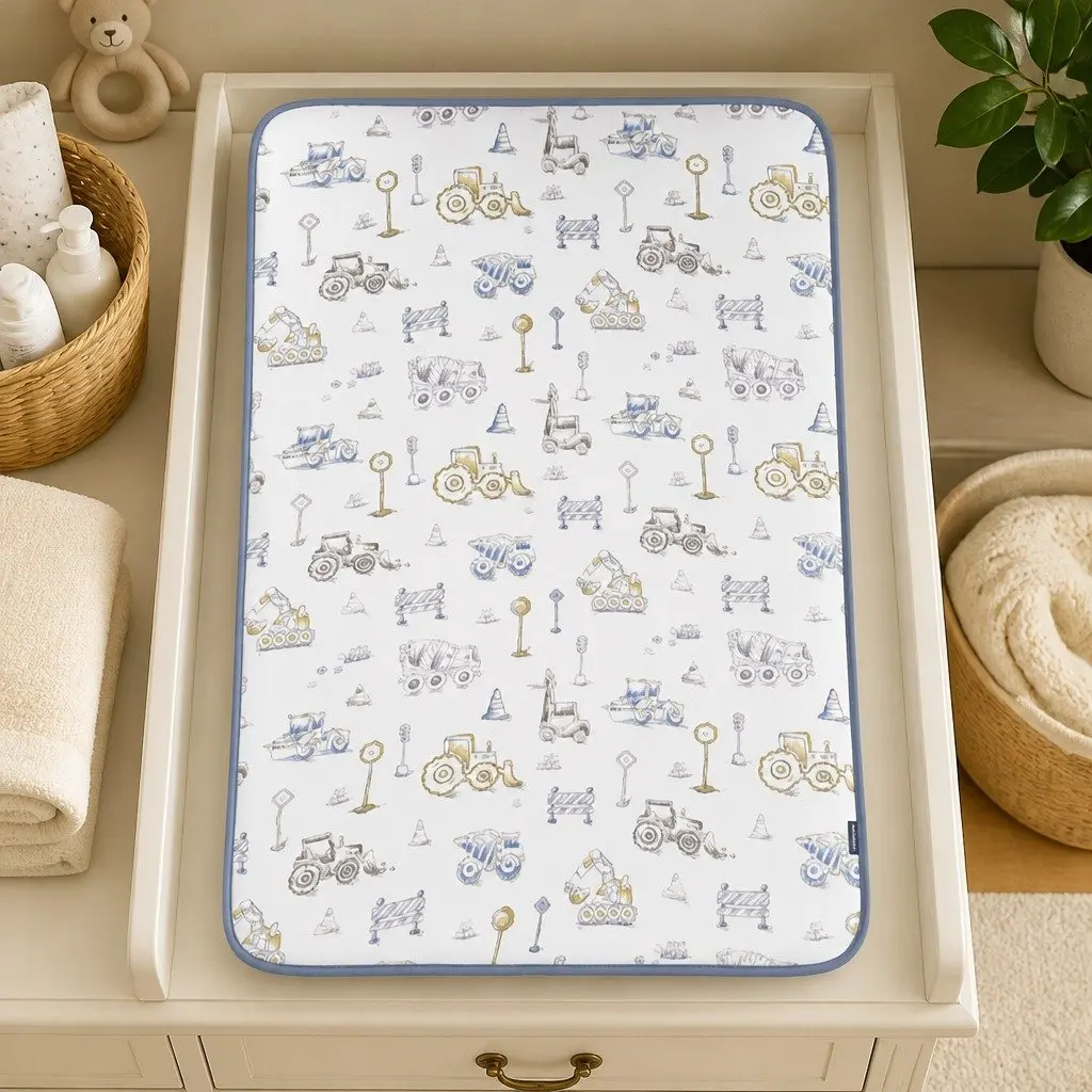 Bamboo Cotton Waterproof Changing Mat 60x90cm