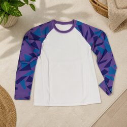 Durable Kids Purple Long Sleeve Sports Top for Active Play