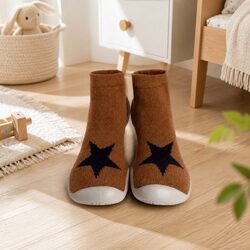 Kids Slipper Socks with Non-Slip Spikes, Size 26-27