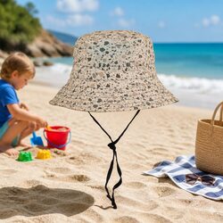 Kids Explorer Bucket Hat Reversible UPF50+ Sun Protection Wide Brim Adjustable