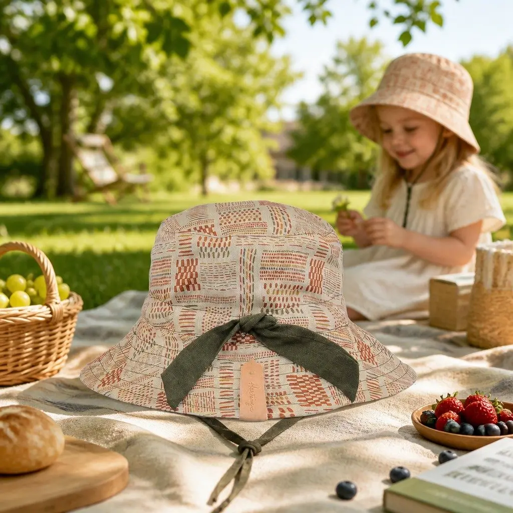 Kids Reversible Bucket Hat with UPF50+ Protection Size S
