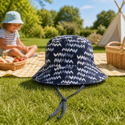 Premium Kids Reversible Bucket Hat for Sun Safety