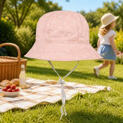 Kids Reversible Bucket Hat with UPF50+ Sun Protection