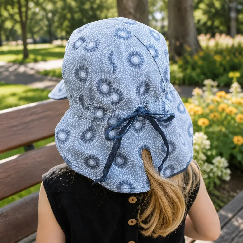 Reversible Baby Flap Sun Hat with UPF50+ Protection