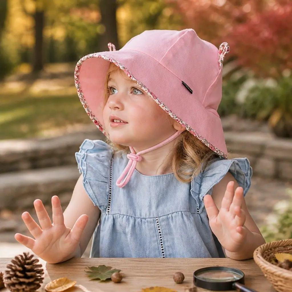 Soft Bucket Hat for Toddlers with UPF50+ Protection