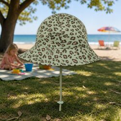 Leopard Toddler Bucket Hat with UPF50+ Protection