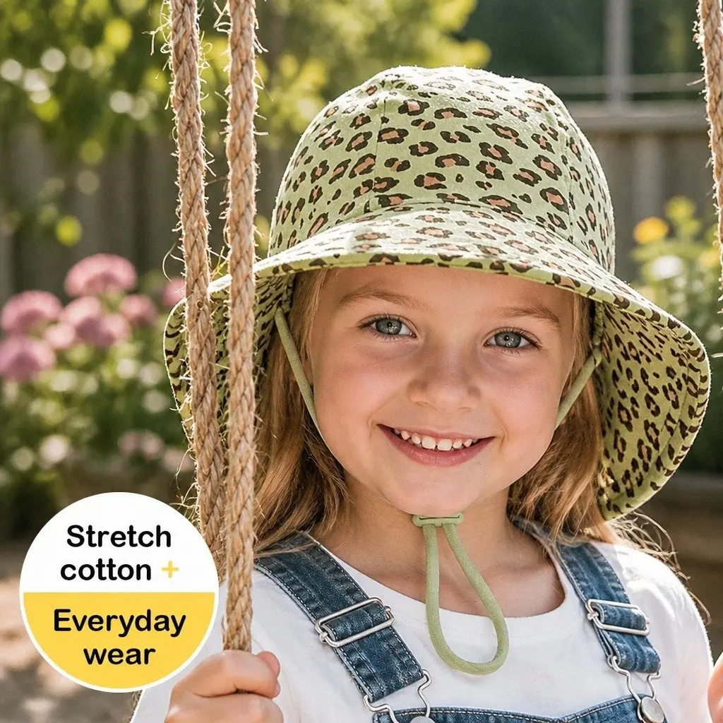 Leopard Toddler Bucket Hat with UPF50+ Protection