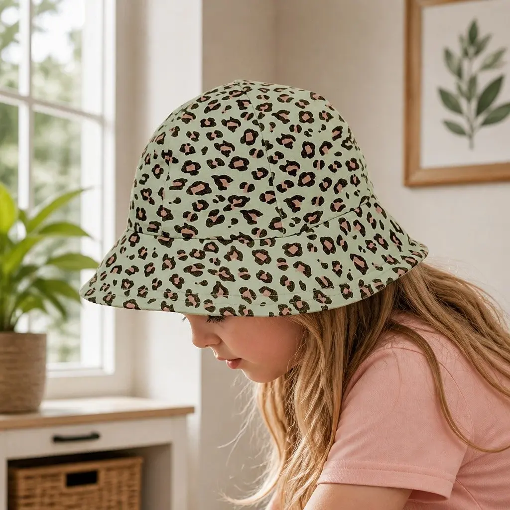 Leopard Toddler Bucket Hat with UPF50+ Protection