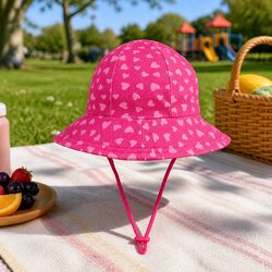 Toddler Bucket Hat with Soft Brim for Sun Protection