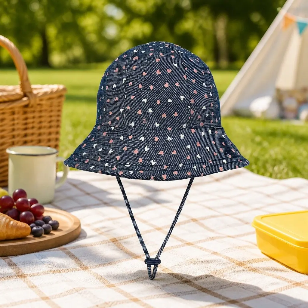Toddler Bucket Hat for Sun Protection UPF50+ Soft Brim