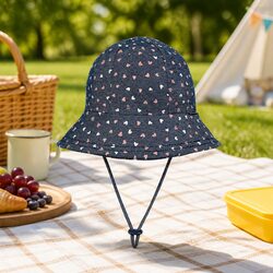 Toddler Bucket Hat for Sun Protection UPF50+ Soft Brim