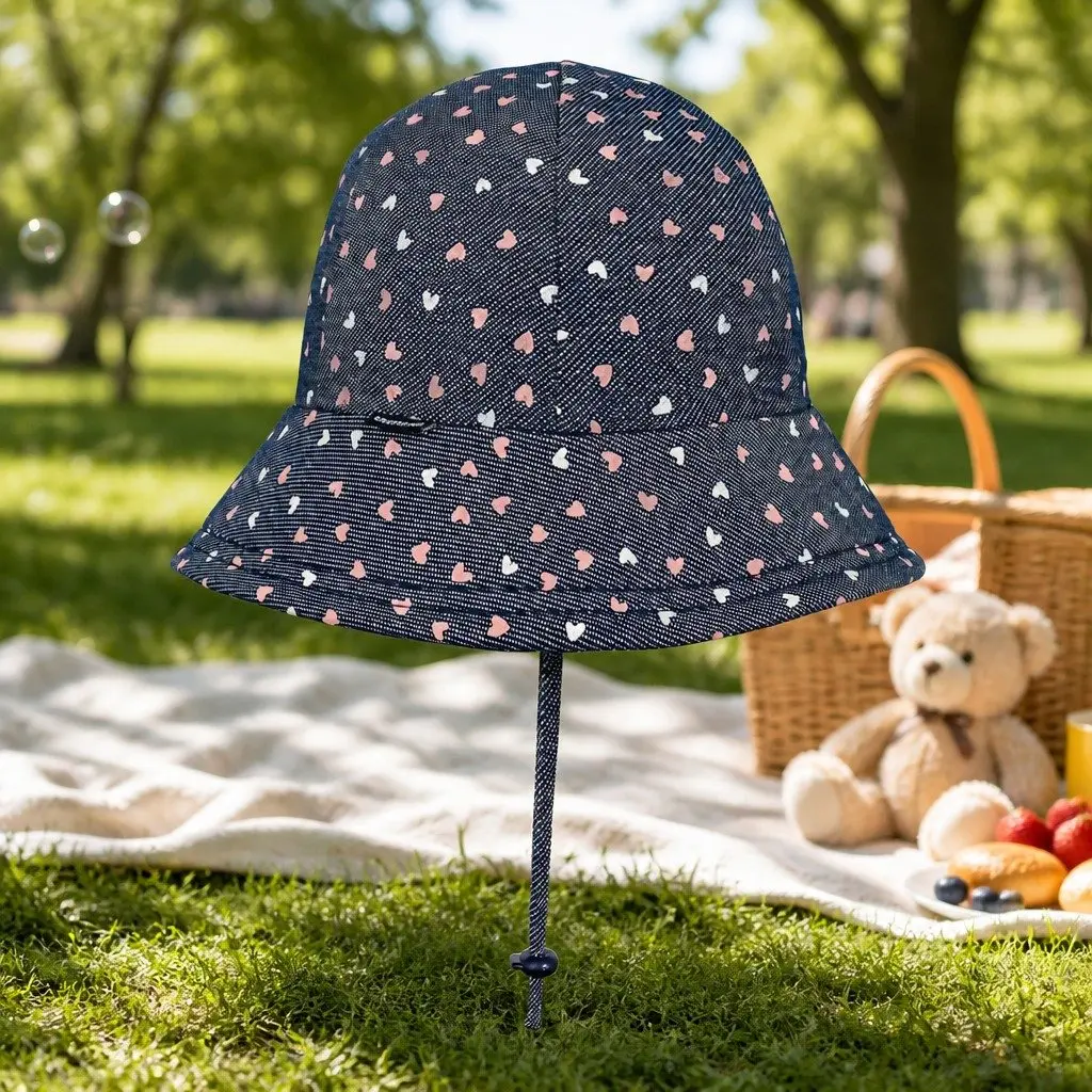 Toddler Bucket Hat for Sun Protection UPF50+ Soft Brim